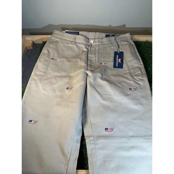 Vineyard Vines Mens Khaki Pants 33x32 New With Tags - Picture 3 of 5
